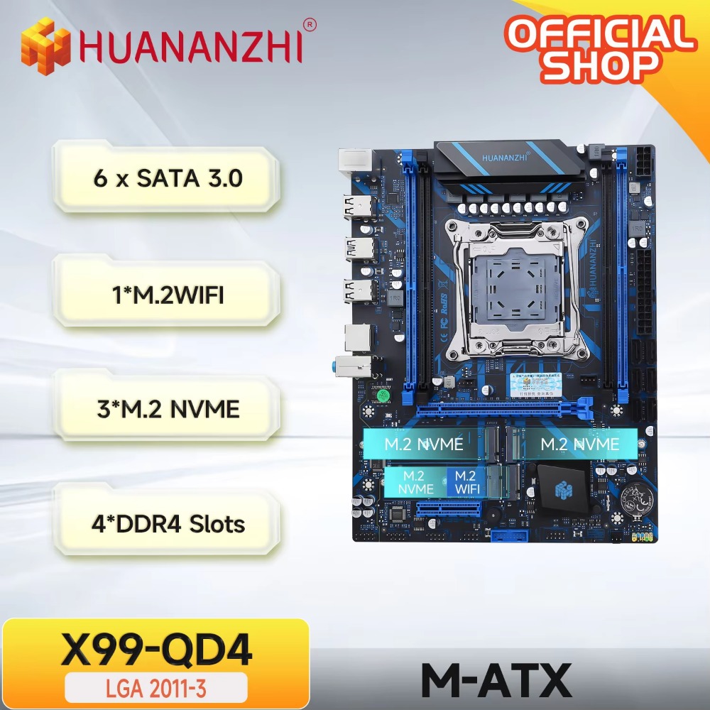 Server Memory Ddr4 - HUANANZHI X99 QD4 LGA 2011-3 XEON