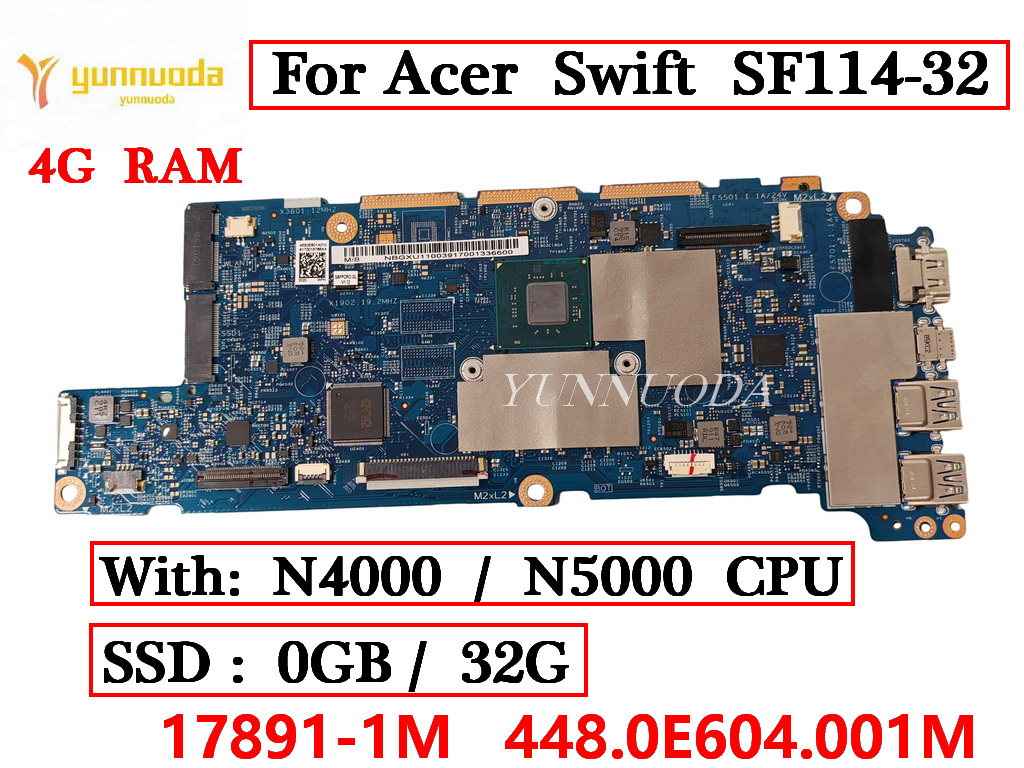 Ddr3 Ram - 17891-1M For Acer Swift SF114-32 Laptop