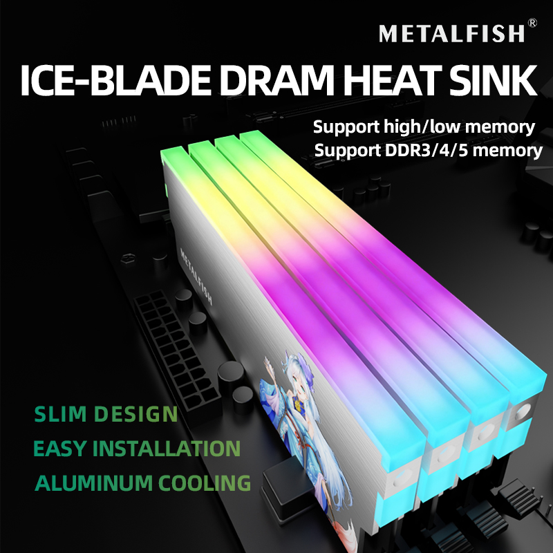 METALFISH DRAM Heatsink 5V-3PI - Ram Memory Module ulasan dan harga