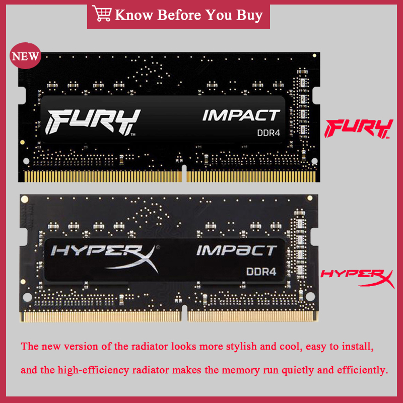 DDR4 FURY Impact RAM 16GB 8GB  - Ddr4 3200Mhz ulasan dan harga